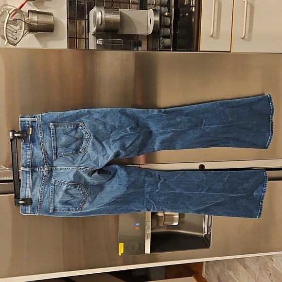 💕MOTHER SUPERIOR💕 The Weekender Flare Jeans ~ It's A Small World 28 NWOT - Picture 13 of 16